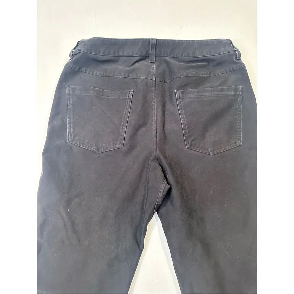 Lululemon Mens Black ABC Slim Fit 5 Pocket Jeans Pants Size 30